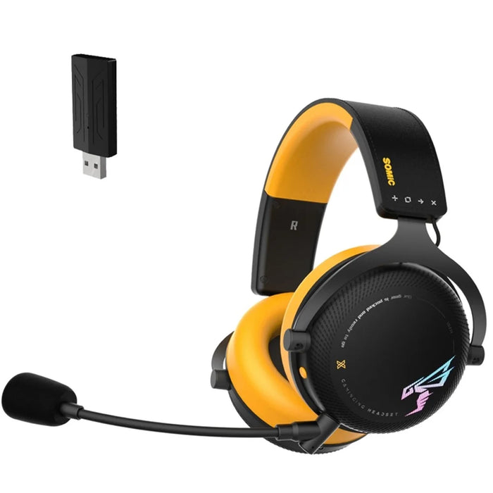 SOMIC G760 Over-ear Gaming Headphone Wired 2.4G USB E-Sports Headset Low Delay Bluetooth-compatible Stereo Music HiFi Stereo Sound Earphone - 1