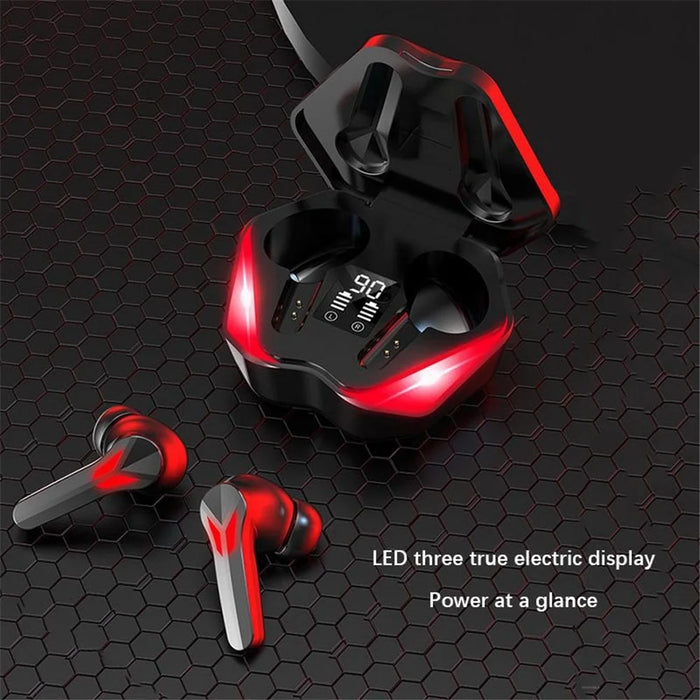 J13 Bluetooth-compatible Earbuds Binaural In-Ear Gaming Headset Dual Mode E-Sport Headphone with Digital Display / Breathing Light - 5