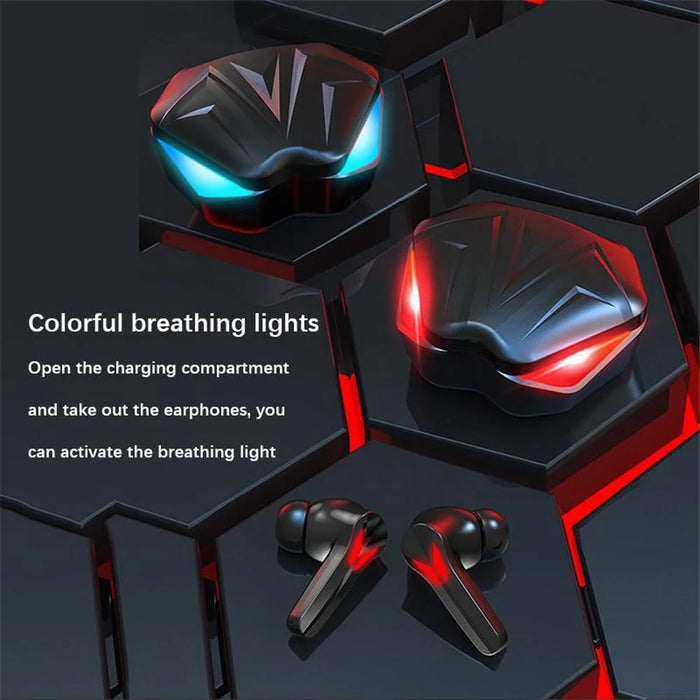 J13 Bluetooth-compatible Earbuds Binaural In-Ear Gaming Headset Dual Mode E-Sport Headphone with Digital Display / Breathing Light - 6