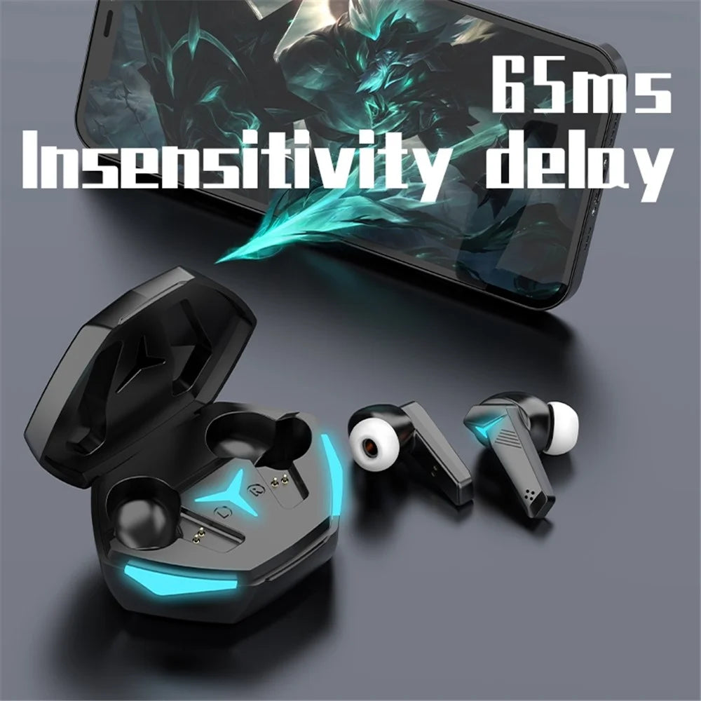 T33 TWS Bluetooth-compatible Earbuds In-Ear Low Latency Gaming Headset Noise Reduction Earphones with 310mAh Charging Case - 3