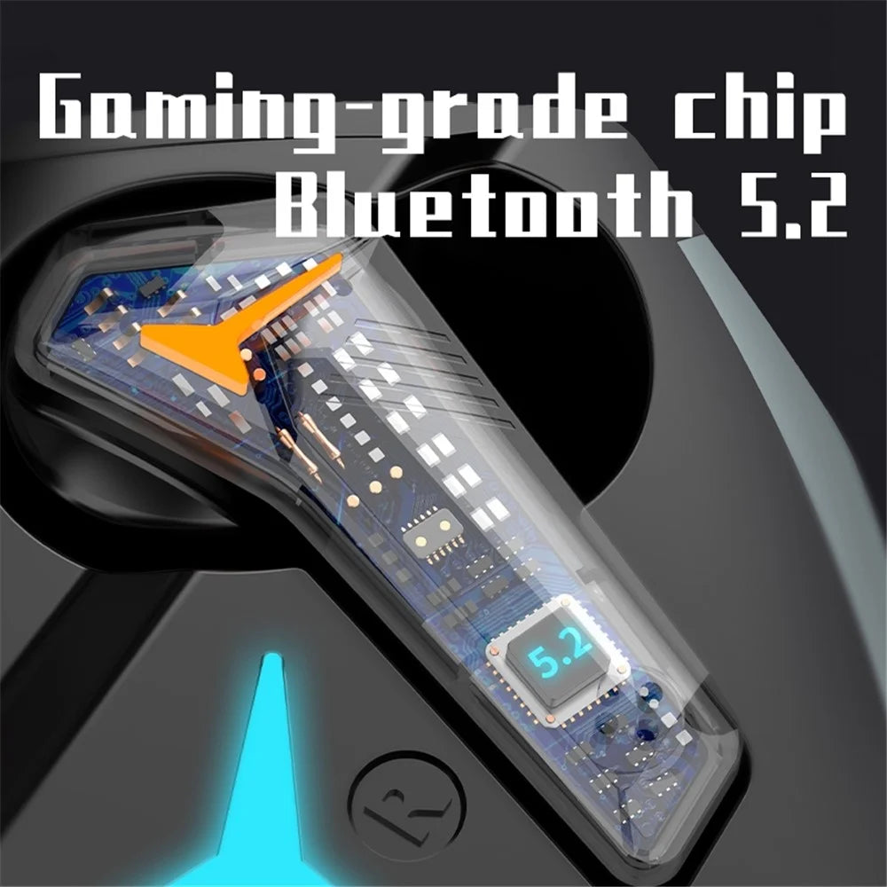 T33 TWS Bluetooth-compatible Earbuds In-Ear Low Latency Gaming Headset Noise Reduction Earphones with 310mAh Charging Case - 4