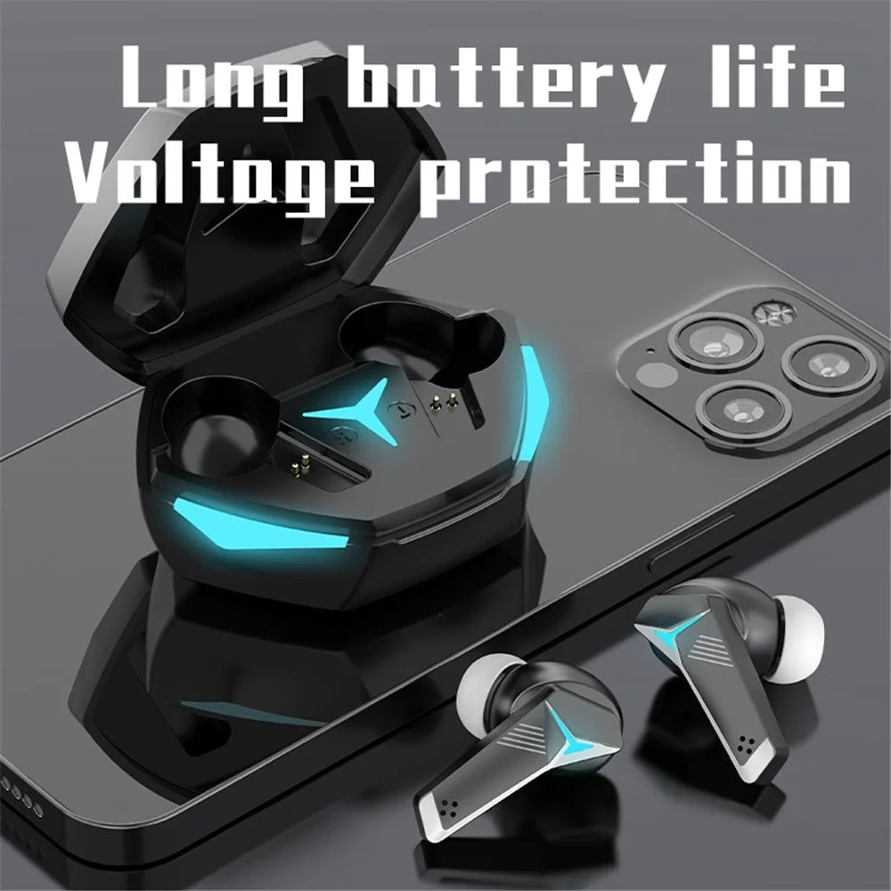 T33 TWS Bluetooth-compatible Earbuds In-Ear Low Latency Gaming Headset Noise Reduction Earphones with 310mAh Charging Case - 5