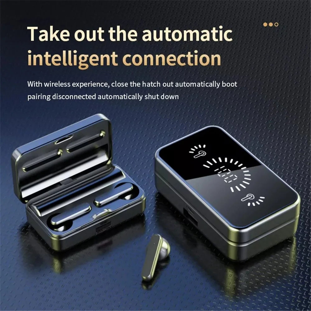 S20 Mini Bluetooth-compatible 5.3 Music In-ear Headset Wireless Earphone HiFi Sound Sports Headphone with Digital Display Charging Case - 4