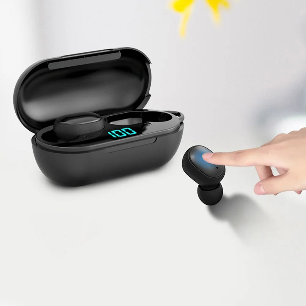 H6 TWS True Wireless Bluetooth-compatible Headphones Noise Reduction Earbuds with LED Digital Display - 3