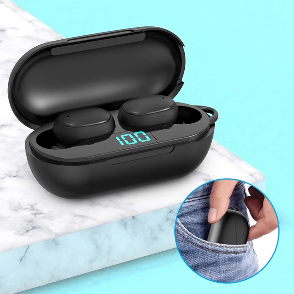 H6 TWS True Wireless Bluetooth-compatible Headphones Noise Reduction Earbuds with LED Digital Display - 6