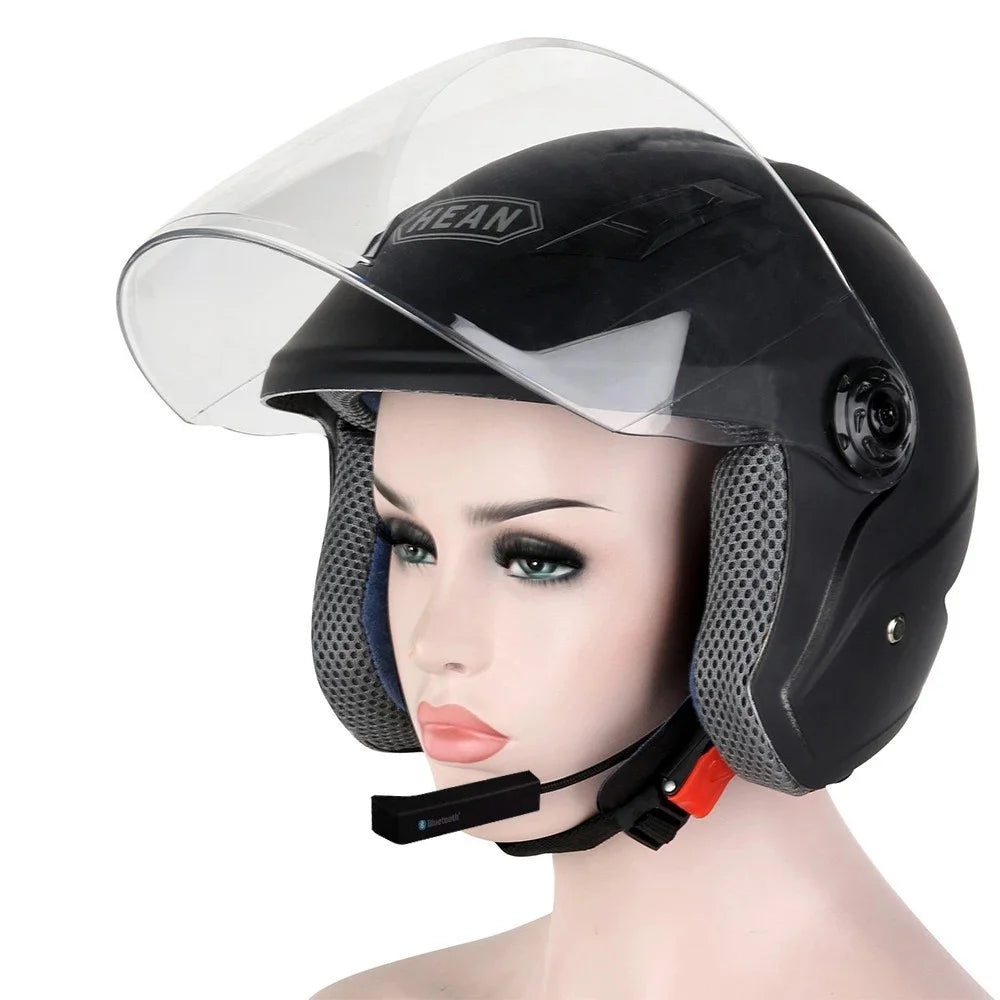 BT8 Motorcycle Helmet Earphone Bluetooth-compatible Headset Speaker HiFi Stereo Sound Music Control Headphone for Outdoor Cycling Riding - 5