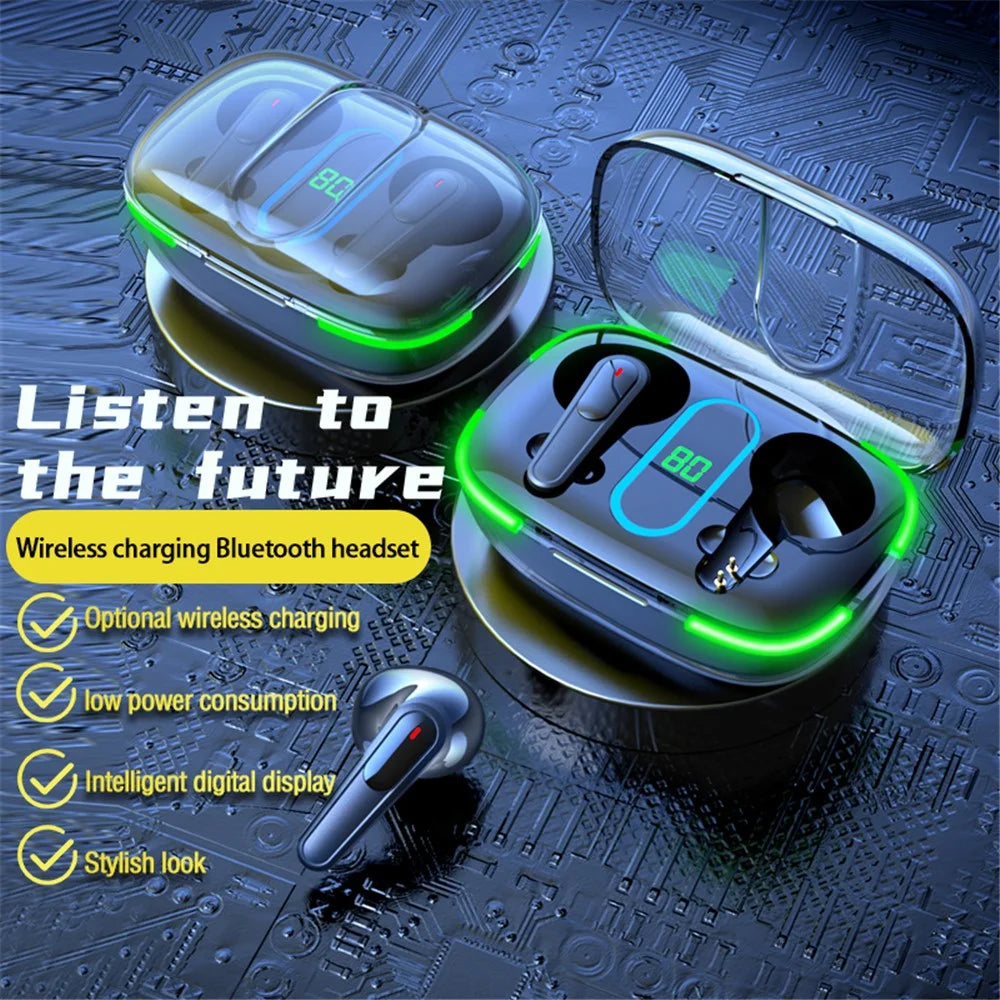 PRO70 TWS Bluetooth-compatible Earphone Waterproof Stereo Music Calling Wireless Headset with Breathing Light - 2