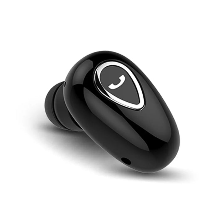 YX01 Single Ear Bluetooth-compatible Headset Wireless Mini Earphone Sports Running with Charging Case and Charging Cable - Black - 2