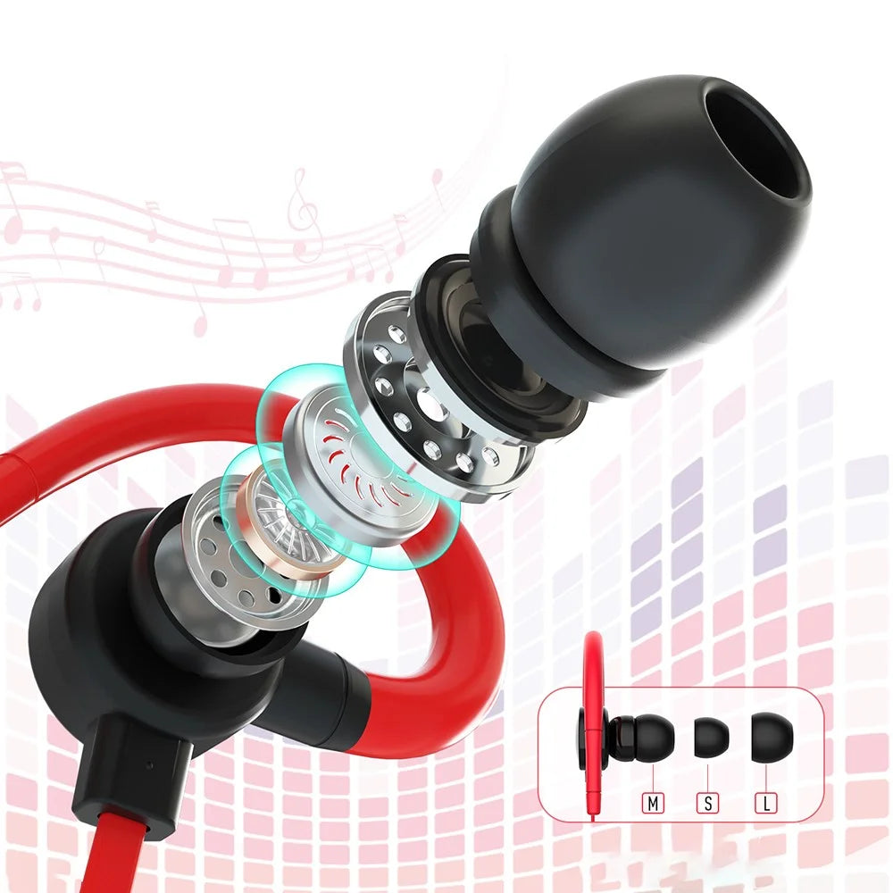 GORSUN E56 Wireless Headset Bluetooth-compatible Neck-Mounted Headphone Stereo Bass Sound Sport Running Magnetic Neckband Earphone - 2
