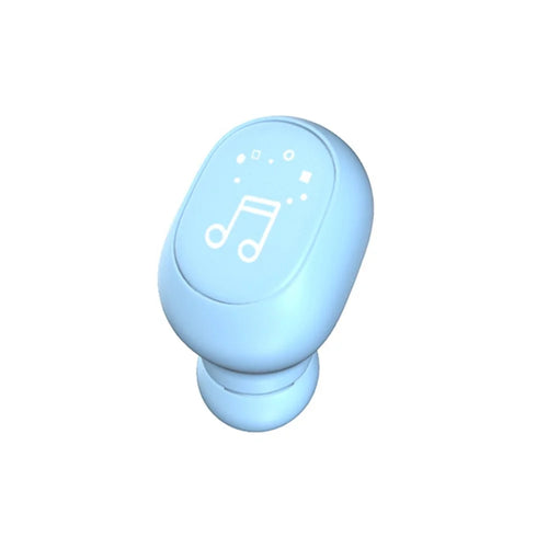 F911 Bluetooth-compatible Earbud Single Wireless Earphone Mini Headset Hands-Free Car Headphone Earpiece - Blue - 1
