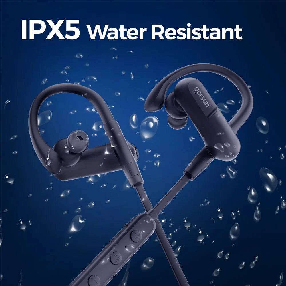GORSUN E20 Sports Earphones IPX5 Waterproof Ear Hook Wireless Bluetooth-compatible Headphones - 2