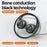 M1S Bone Conduction Headphone Bluetooth-compatible Headset Running Sports Earphone Stereo Sound Headphone - Black - 2