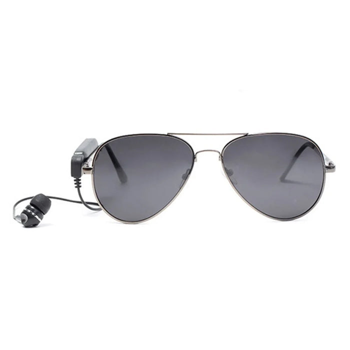 Bluetooth Call Music Player Glasses Headset Polarized Sunglasses Smart Audio Glasses - Grey - 1