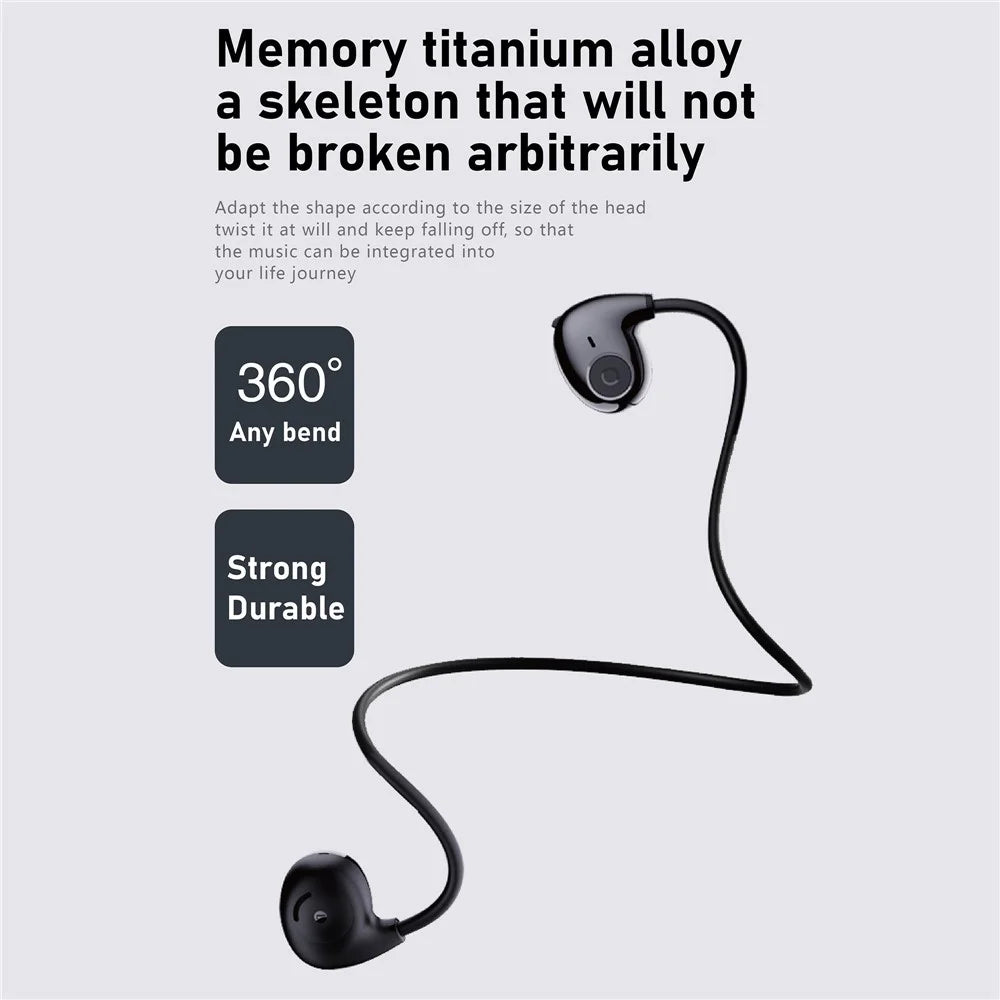 HILEO hi72 Air Conduction Bluetooth-compatible Headphones Lightweight Headset IPX4 Waterproof Noise Reduction Headphones - 4