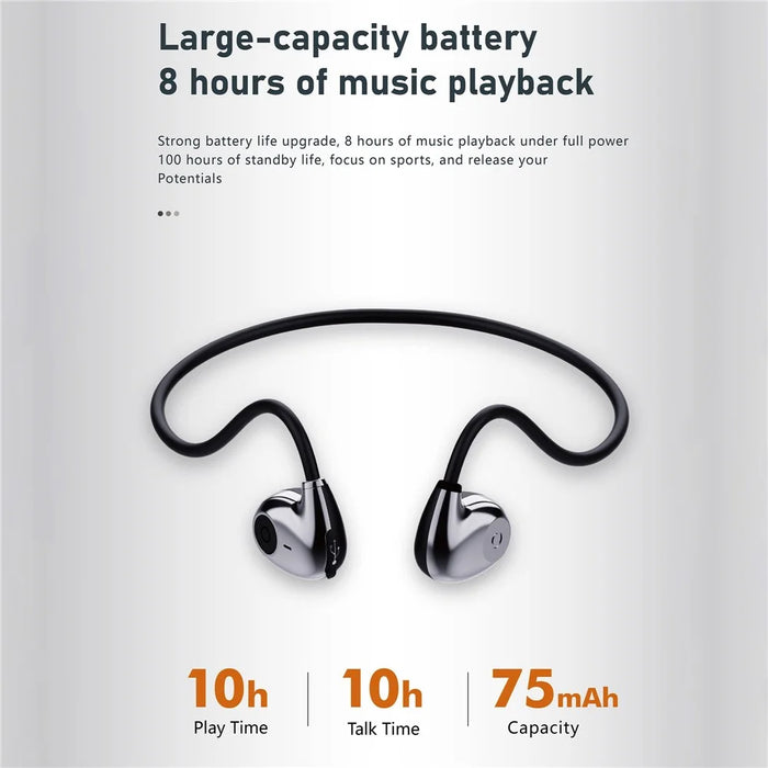 HILEO hi72 Air Conduction Bluetooth-compatible Headphones Lightweight Headset IPX4 Waterproof Noise Reduction Headphones - 5