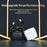 J8 Bluetooth-compatible Headphones with Indicator Light Portable TWS Earbuds Noise Reduction Wireless Headset - Black - 2