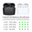 J8 Bluetooth-compatible Headphones with Indicator Light Portable TWS Earbuds Noise Reduction Wireless Headset - Black - 7