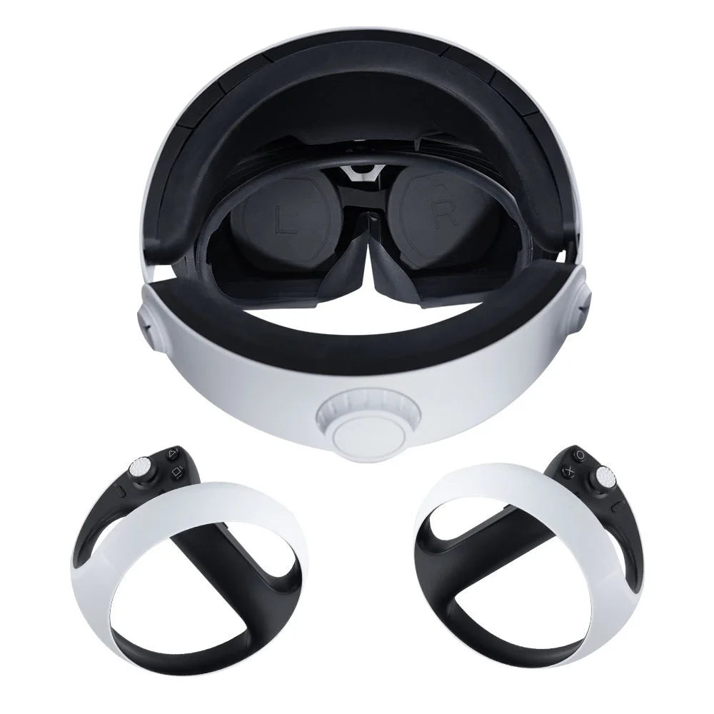 HIBLOKS 4Pcs Silicone Protective Case Set for PS VR2 Headset Lens Cover VR Accessories - 7