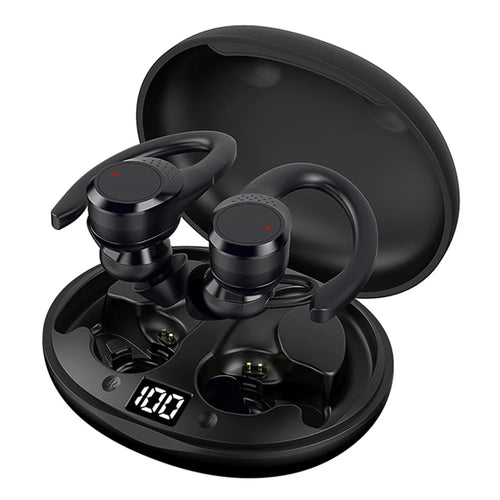 AX9 Bluetooth-compatible 5.2 TWS Headset Wireless Earbuds Digital Display Headphones Ear-Hook Sports Earphones - 1