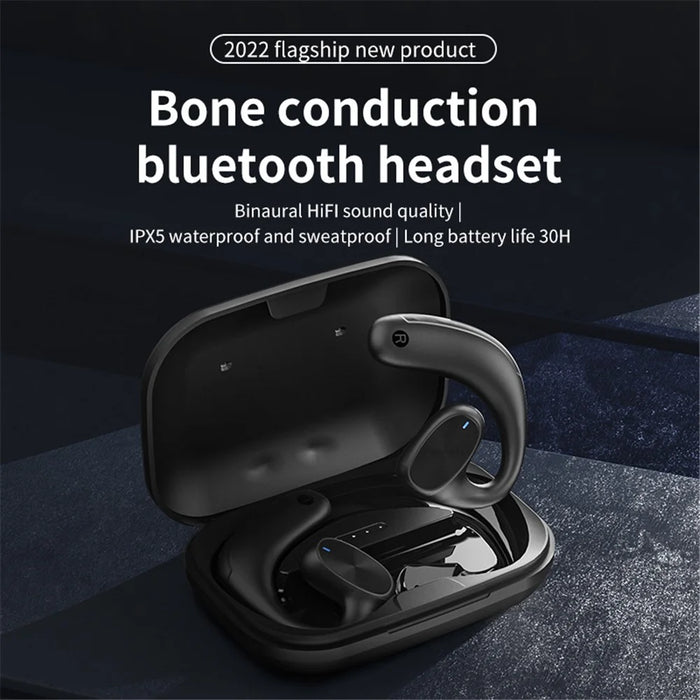 X6 TWS Wireless Bluetooth-compatible Earphone Bone Conduction Anti-sweat Stereo Music Headset - 2