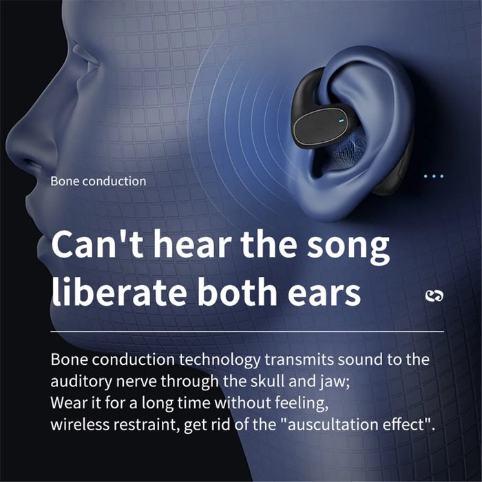 X6 TWS Wireless Bluetooth-compatible Earphone Bone Conduction Anti-sweat Stereo Music Headset - 4