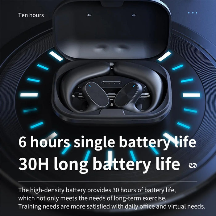 X6 TWS Wireless Bluetooth-compatible Earphone Bone Conduction Anti-sweat Stereo Music Headset - 6