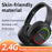 L800 2.4G Wireless / Bluetooth-compatible 5.1 Over-ear Headset LED Light Low Latency E-sports Gaming Headphone - Khaki - 3