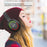 L800 2.4G Wireless / Bluetooth-compatible 5.1 Over-ear Headset LED Light Low Latency E-sports Gaming Headphone - Khaki - 5