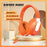 L850 Over-ear Wireless Bluetooth-compatible 5.1 Headset RGB Light E-sports Gaming Headphone Support TF Card - Orange - 2