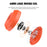 L850 Over-ear Wireless Bluetooth-compatible 5.1 Headset RGB Light E-sports Gaming Headphone Support TF Card - Orange - 4