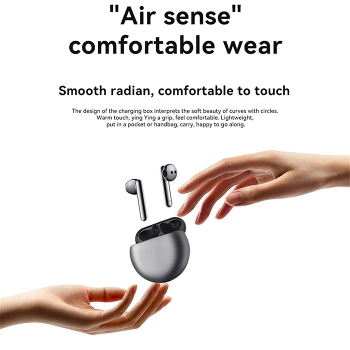 HUAWEI FreeBuds 4E True Wireless Bluetooth-compatible Earphones Semi-open in-Ear Earbuds Active Noise Cancelling Headphones (Chinese Version) - Silver - 3