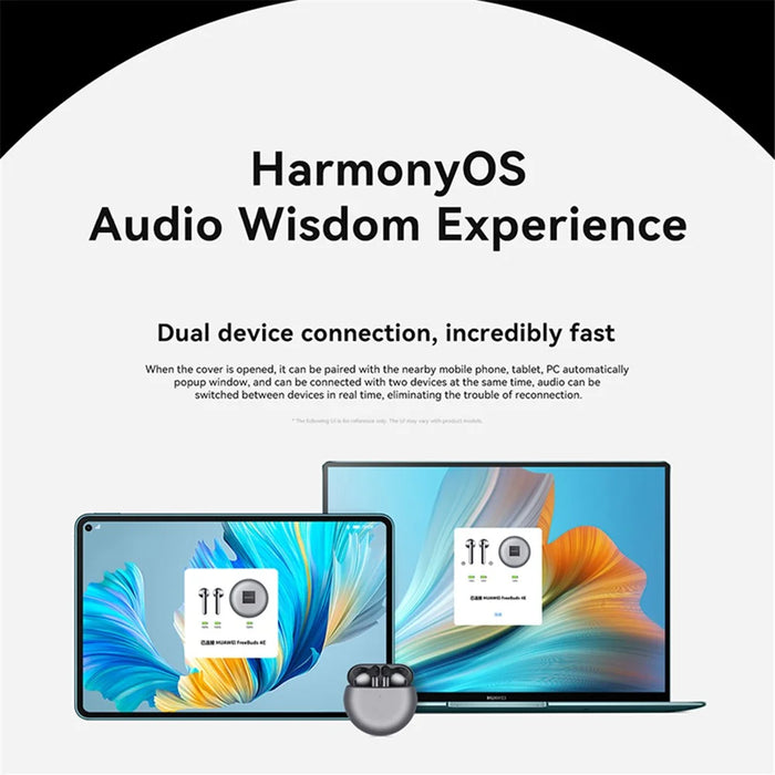 HUAWEI FreeBuds 4E True Wireless Bluetooth-compatible Earphones Semi-open in-Ear Earbuds Active Noise Cancelling Headphones (Chinese Version) - Silver - 7