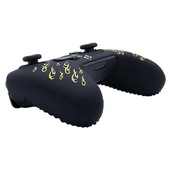 For Nintendo Switch Pro Controller Anti-skid Soft Silicone Case Gamepad Protective Cover - Yellow - 2