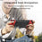 For Steam Deck Frosted PC Protective Case Detachable Game Console Anti-drop Shell - Red+Black - 5