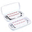 For Nintendo Switch / Switch OLED Game Console Ultralight Shockproof PC+EVA Protective Cover Clear Protective Case - White - 1