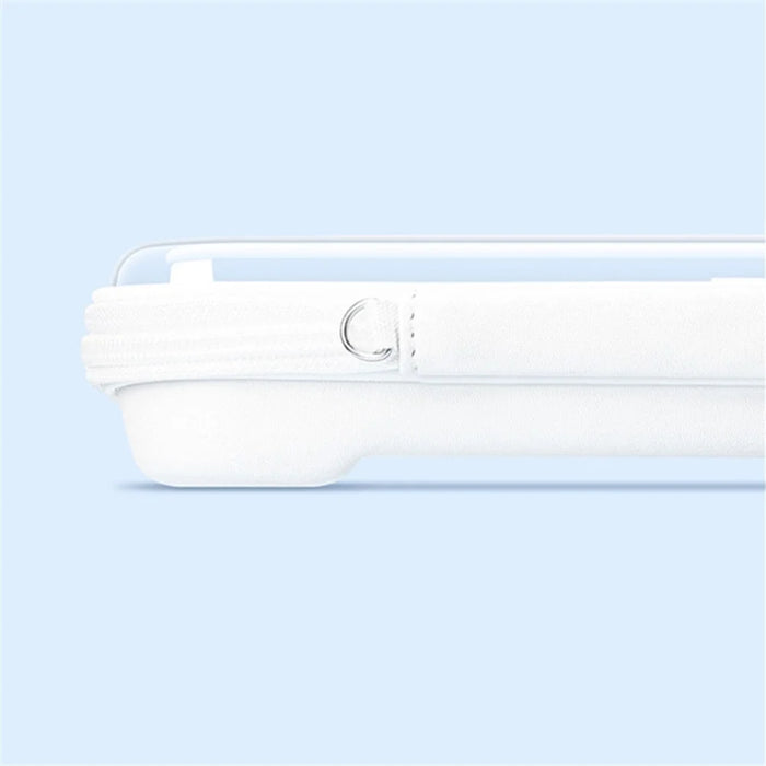 For Nintendo Switch / Switch OLED Game Console Ultralight Shockproof PC+EVA Protective Cover Clear Protective Case - White - 6