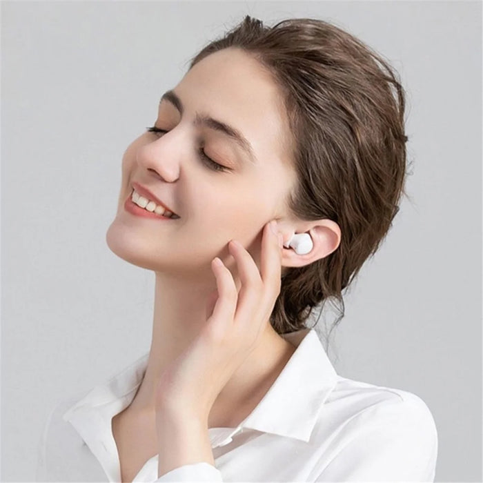 In-Ear Headset Wireless Bluetooth-compatible Earphone TWS Touch Control Gaming Headphone with Charging Case - Grey - 5