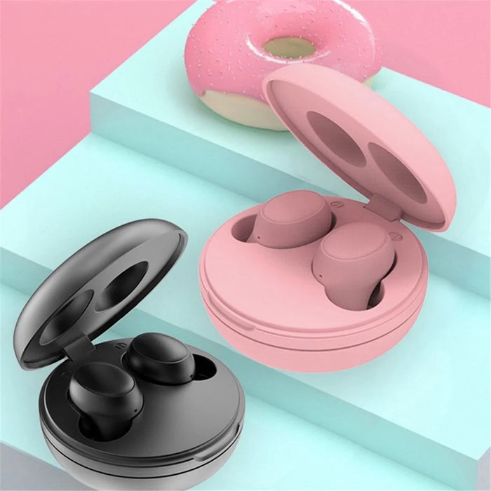 In-Ear Headset Wireless Bluetooth-compatible Earphone TWS Touch Control Gaming Headphone with Charging Case - Grey - 6