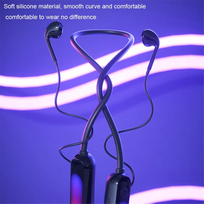 B10 4Pcs Sports Neckband Headphones Neck Hanging Wireless Bluetooth-compatible Earphones with Transmitter - 2