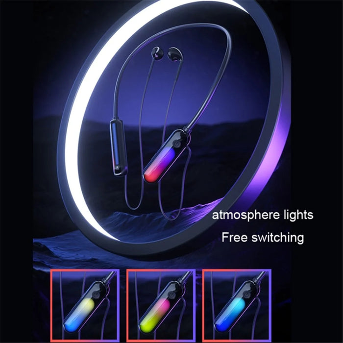 B10 4Pcs Sports Neckband Headphones Neck Hanging Wireless Bluetooth-compatible Earphones with Transmitter - 7
