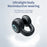 YX09 Clip-On Single Ear Bluetooth-compatible Headset Stereo Business Style Wireless Headphones - Black - 3