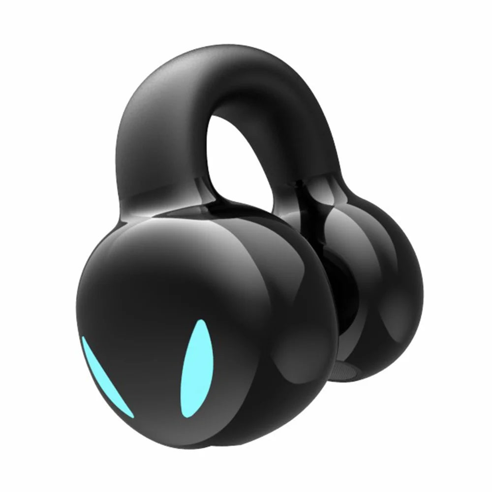 YX03 Open Ear Headphone Bluetooth-compatible 5.3 Wireless Bluetooth-compatible Headset Waterproof Sport Running Clip-on Earphone - Black - 1
