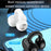 Z28 Bluetooth-compatible 5.3 Clip-on Single Ear Headphone Noise Canceling Wireless EarPhone - Black - 3