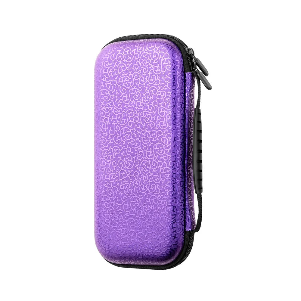 Portable Storage Bag for Nintendo Switch Game Console PC+PU Carrying Case - Purple - 1