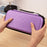 Portable Storage Bag for Nintendo Switch Game Console PC+PU Carrying Case - Purple - 2