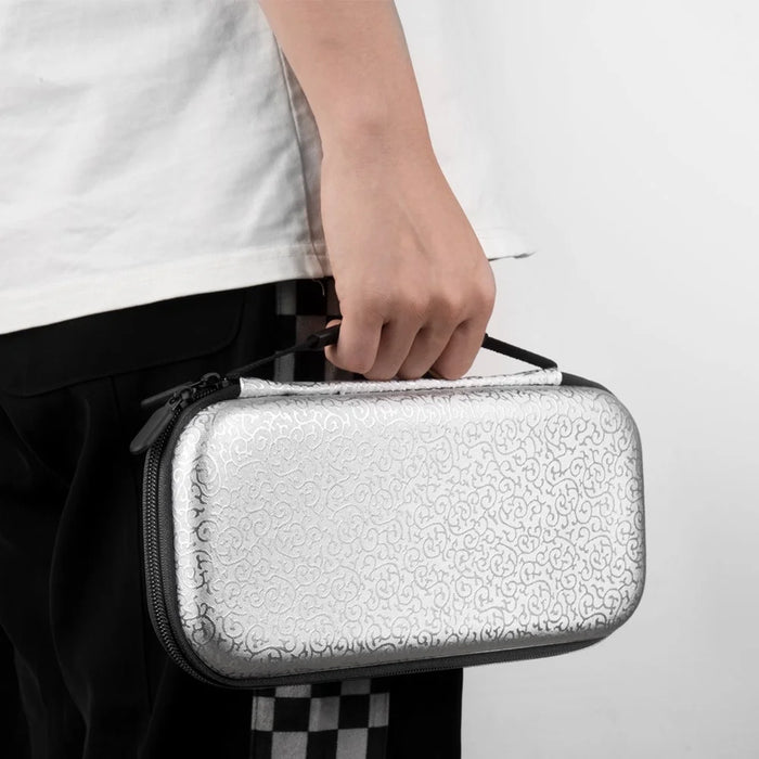 Portable Storage Bag for Nintendo Switch Game Console PC+PU Carrying Case - Purple - 3