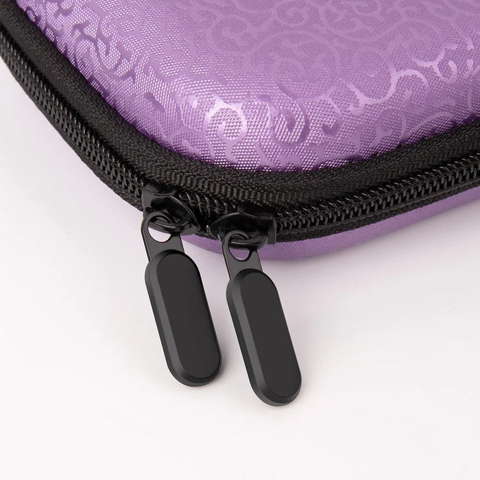 Portable Storage Bag for Nintendo Switch Game Console PC+PU Carrying Case - Purple - 4