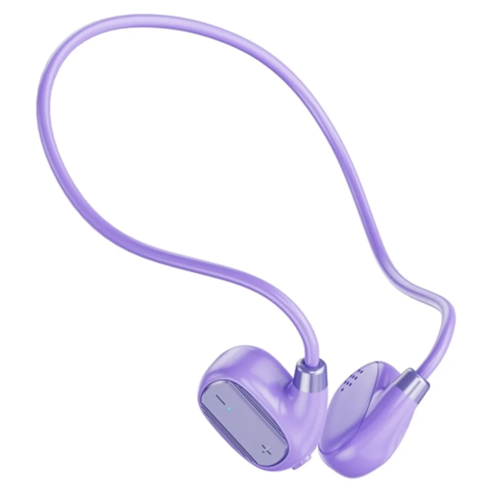 GCD-S11 Air Conduction Wireless Bluetooth-compatible Earphones Open Ear Sports HiFi Headphones - Purple - 1