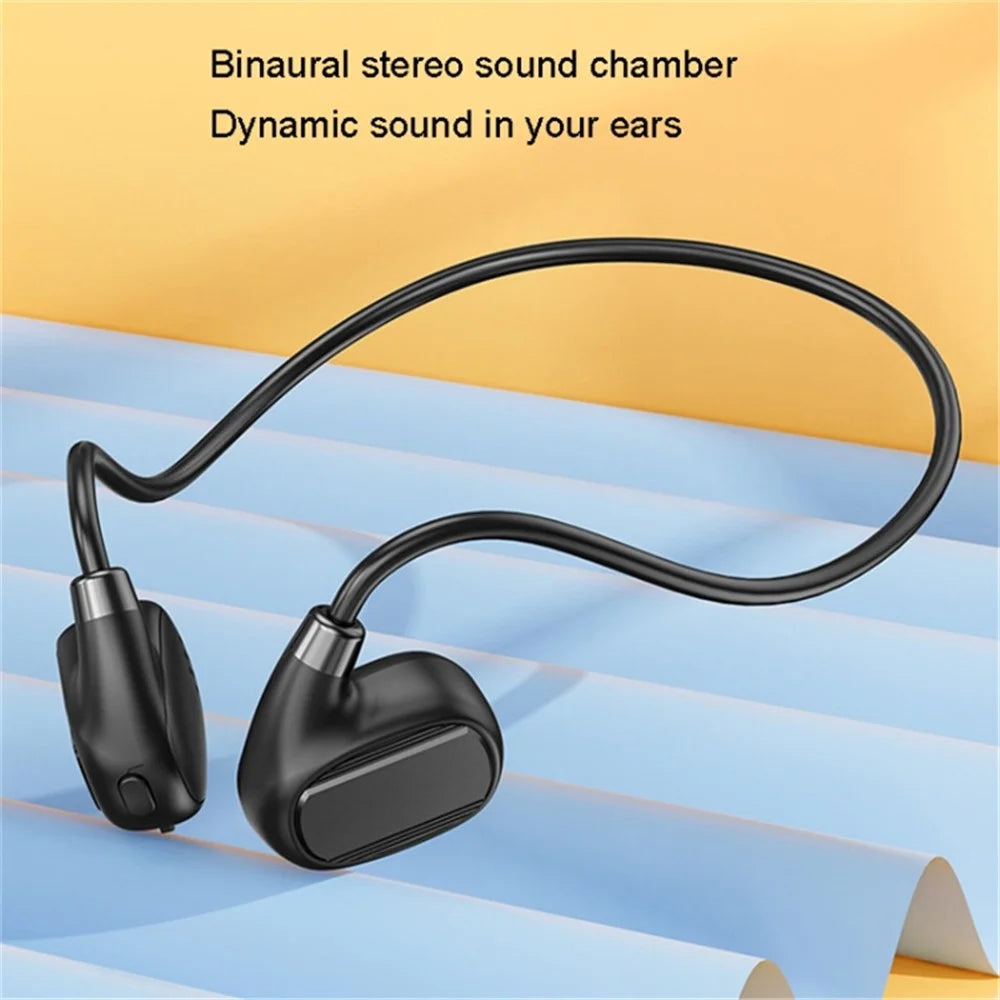 GCD-S11 Air Conduction Wireless Bluetooth-compatible Earphones Open Ear Sports HiFi Headphones - Purple - 6