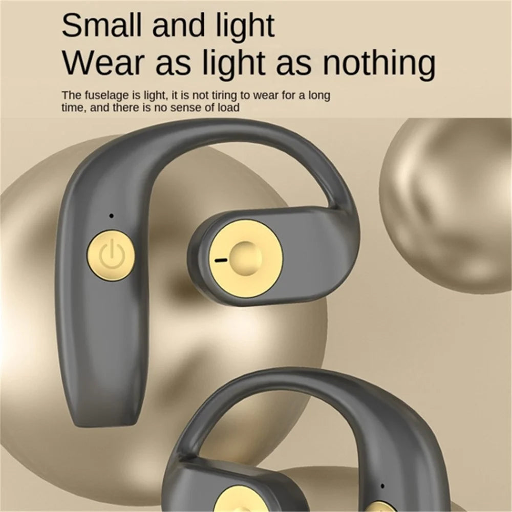 G15 OWS Hook Earphones Air Conduction Wireless Bluetooth-compatible Sports Headphones - Grey - 3